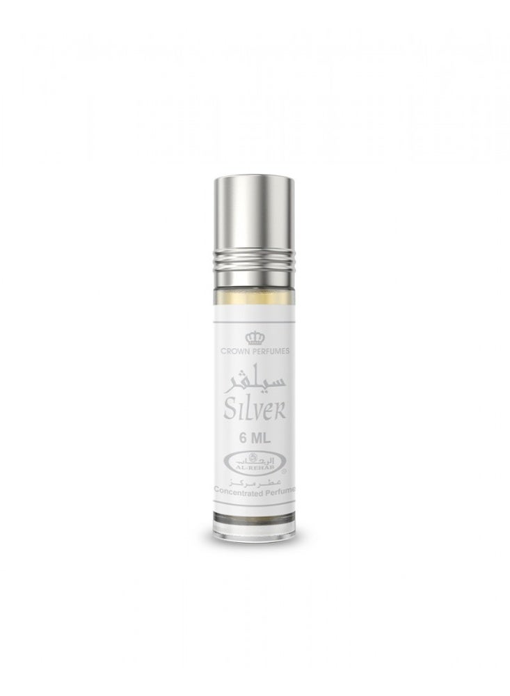 Al Rehab perfumes عطر مركز فضي 6 مل - Image 2